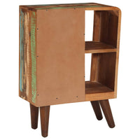 vidaXL Aparador 55x30x80 cm madeira recuperada maciça