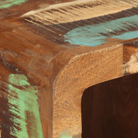 vidaXL Aparador 55x30x80 cm madeira recuperada maciça