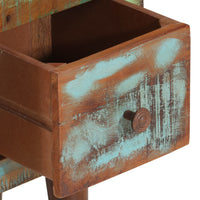 vidaXL Aparador 55x30x80 cm madeira recuperada maciça