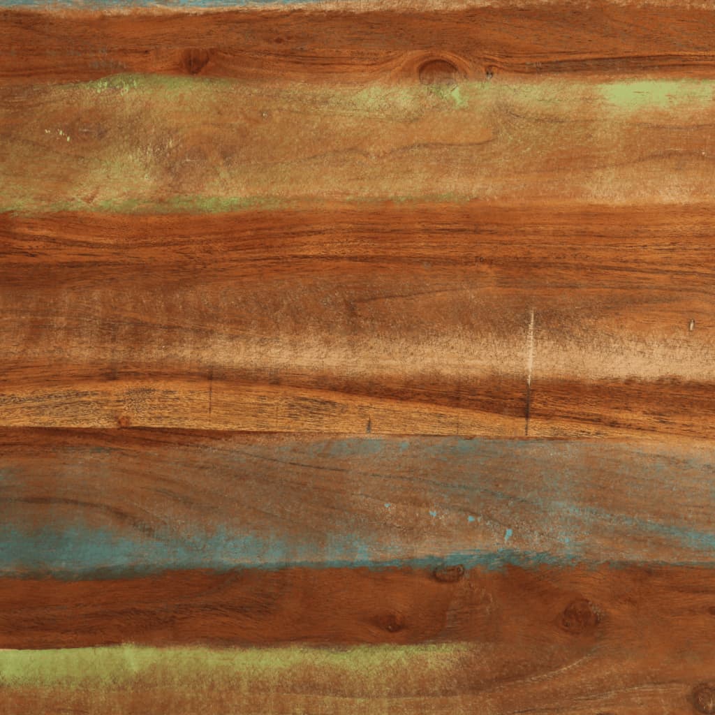 vidaXL Mesa de jantar 110x55x78 cm madeira recuperada maciça