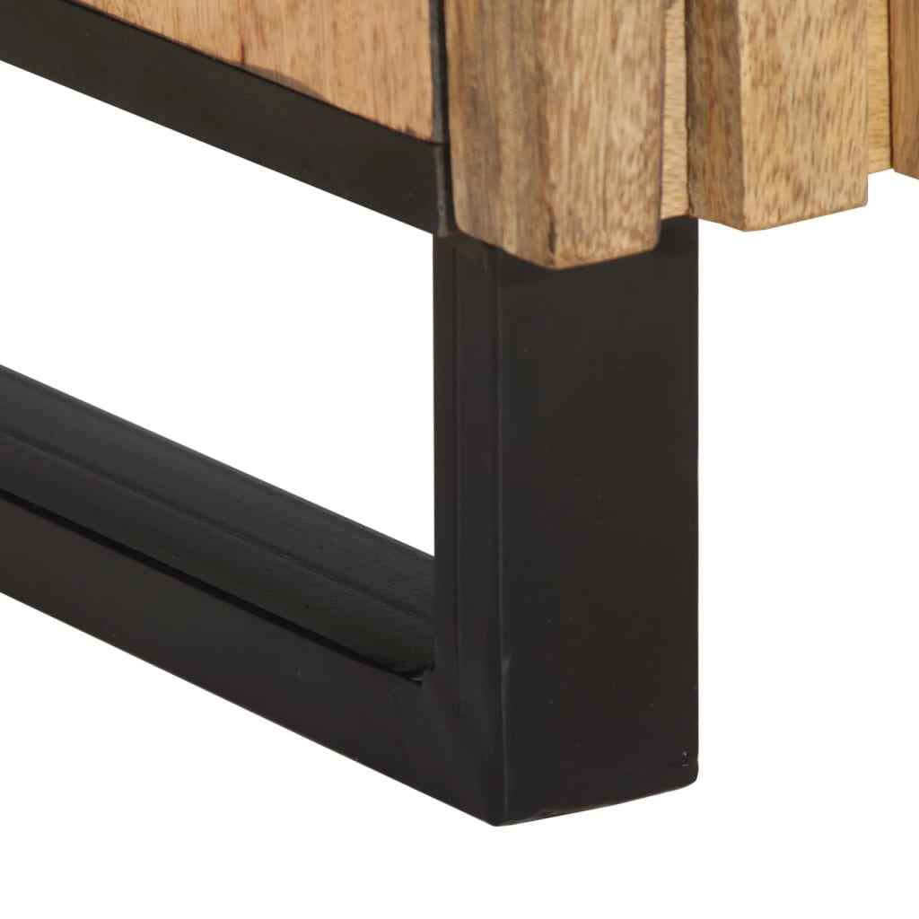 vidaXL Aparador 60x34x75 cm madeira de mangueira áspera maciça