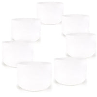 Kit de taças de cristal branco (432 Hertz)