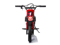 Crossmotor, 24 volt elektrische kinder motor met geveerde wielen