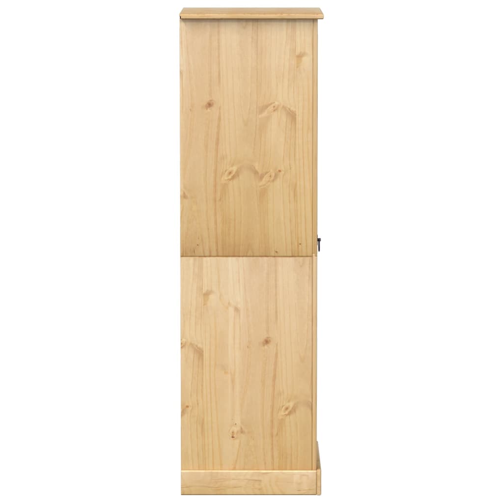 vidaXL Roupeiro Corona 55x50x170 cm madeira de pinho maciça