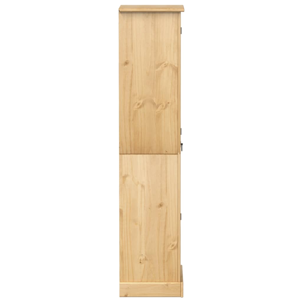 vidaXL Roupeiro Corona 55x38x170 cm madeira de pinho maciça