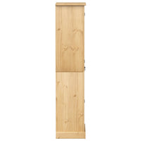 vidaXL Roupeiro Corona 55x38x170 cm madeira de pinho maciça