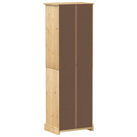 vidaXL Roupeiro Corona 55x38x170 cm madeira de pinho maciça