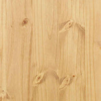 vidaXL Mesa de centro com gavetas Corona 85x50x45 cm pinho maciço