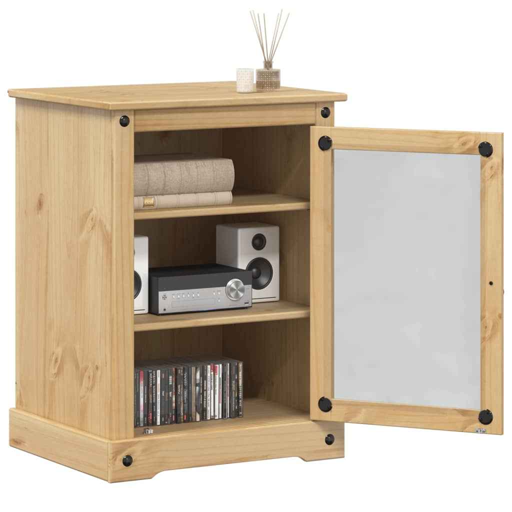vidaXL Móvel de HiFi Corona 60x50x82 cm madeira de pinho maciça