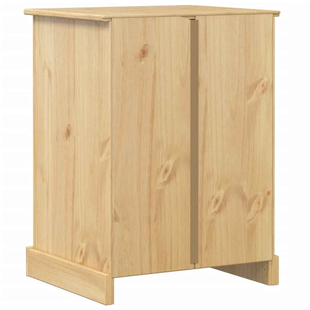 vidaXL Móvel de HiFi Corona 60x50x82 cm madeira de pinho maciça