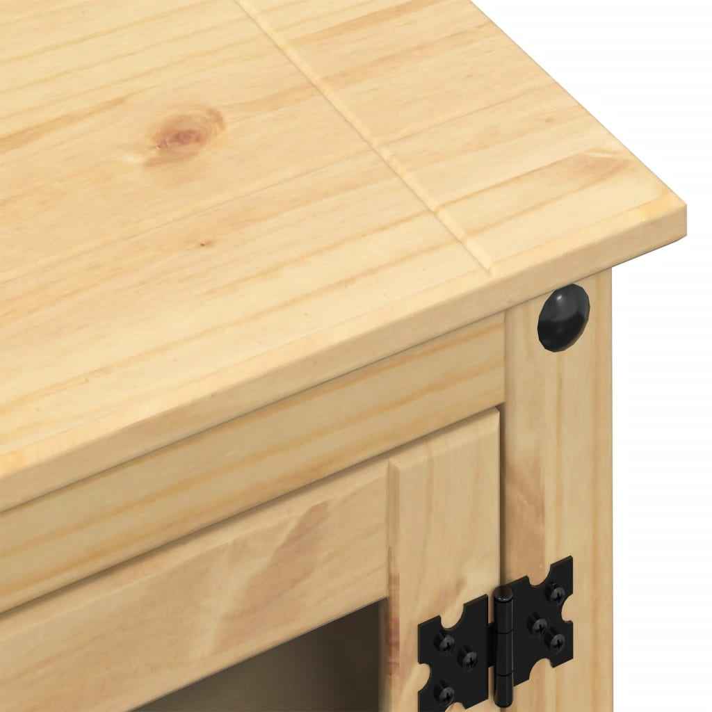 vidaXL Móvel de HiFi Corona 60x50x82 cm madeira de pinho maciça