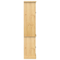 vidaXL Móvel de WC Corona 50x40x185 cm madeira de pinho maciça