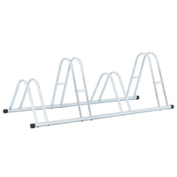 vidaXL Suporte para 2 bicicletas aço galvanizado