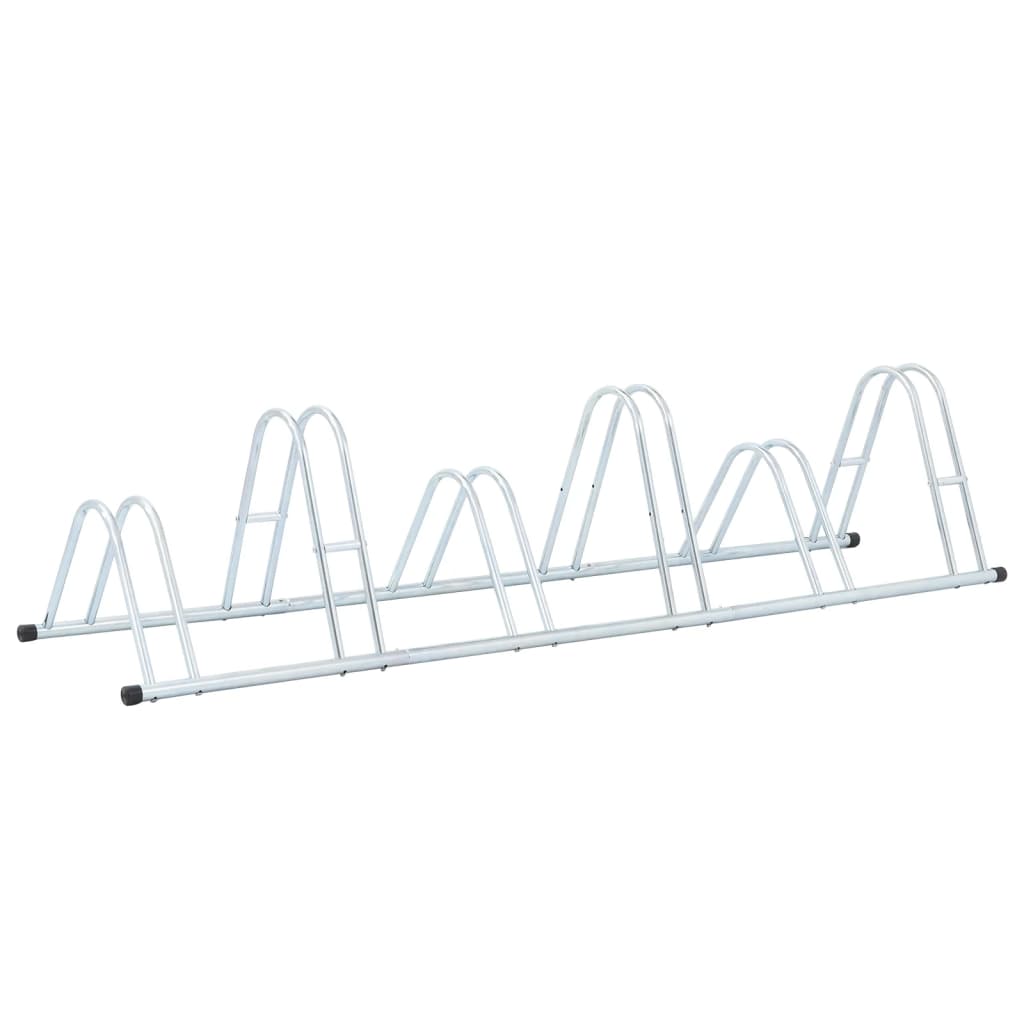 vidaXL Suporte para 2 bicicletas aço galvanizado