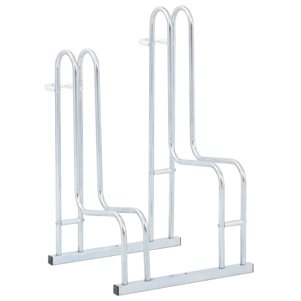 vidaXL Suporte para 2 bicicletas aço galvanizado