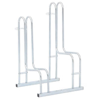 vidaXL Suporte para 2 bicicletas aço galvanizado
