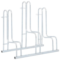vidaXL Suporte para 2 bicicletas aço galvanizado