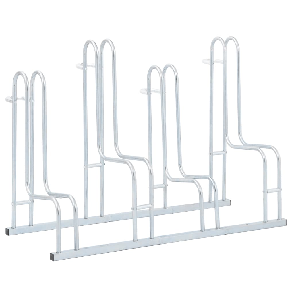 vidaXL Suporte para 2 bicicletas aço galvanizado