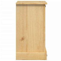 vidaXL Mesa de cabeceira Corona 45x35x64 cm madeira de pinho maciça