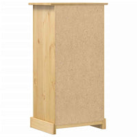 vidaXL Mesa de cabeceira Corona 53x39x103 cm madeira de pinho maciça