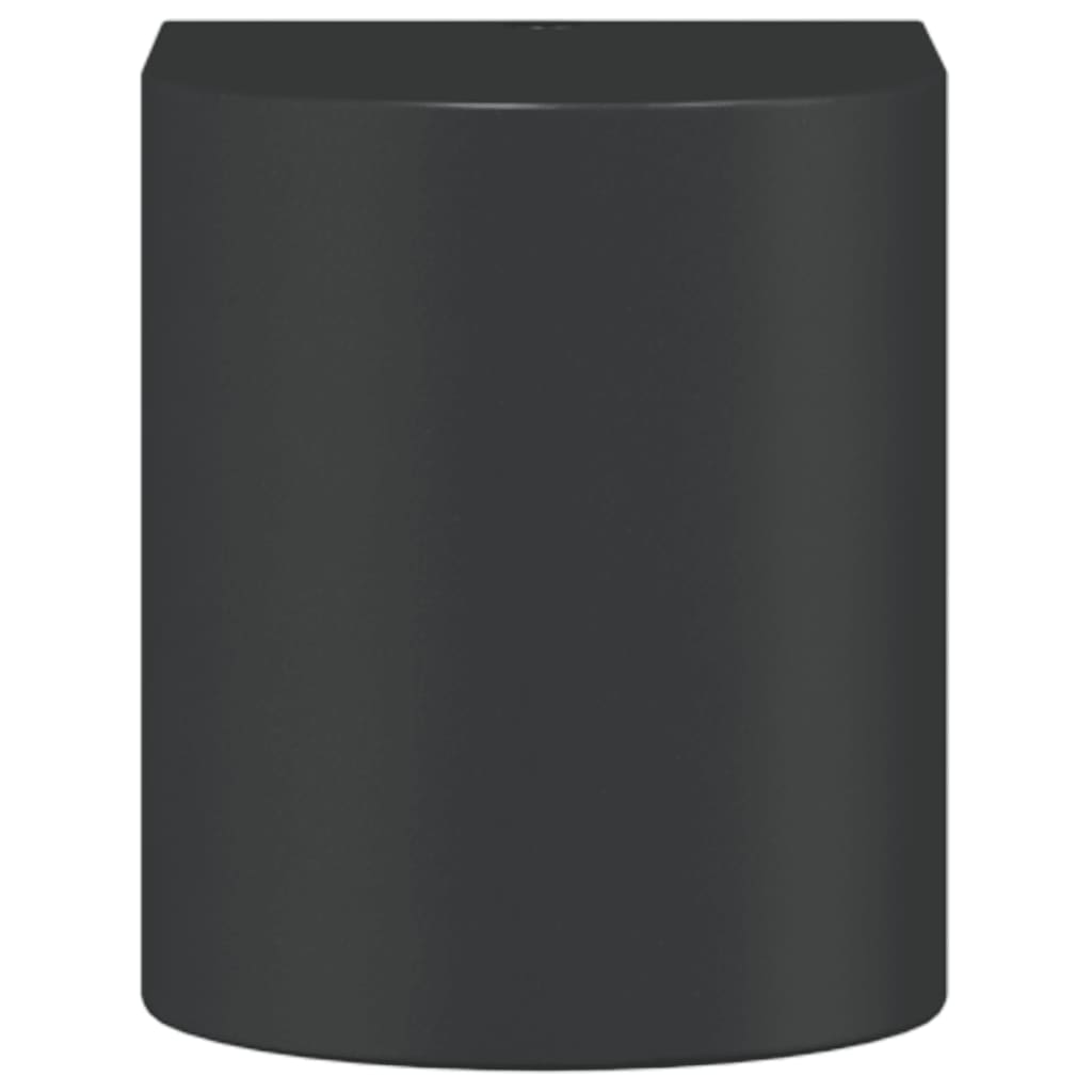 vidaXL Candeeiro de parede para exterior alumínio fundido preto