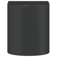 vidaXL Candeeiro de parede para exterior alumínio fundido preto