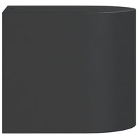 vidaXL Candeeiro de parede para exterior alumínio fundido preto