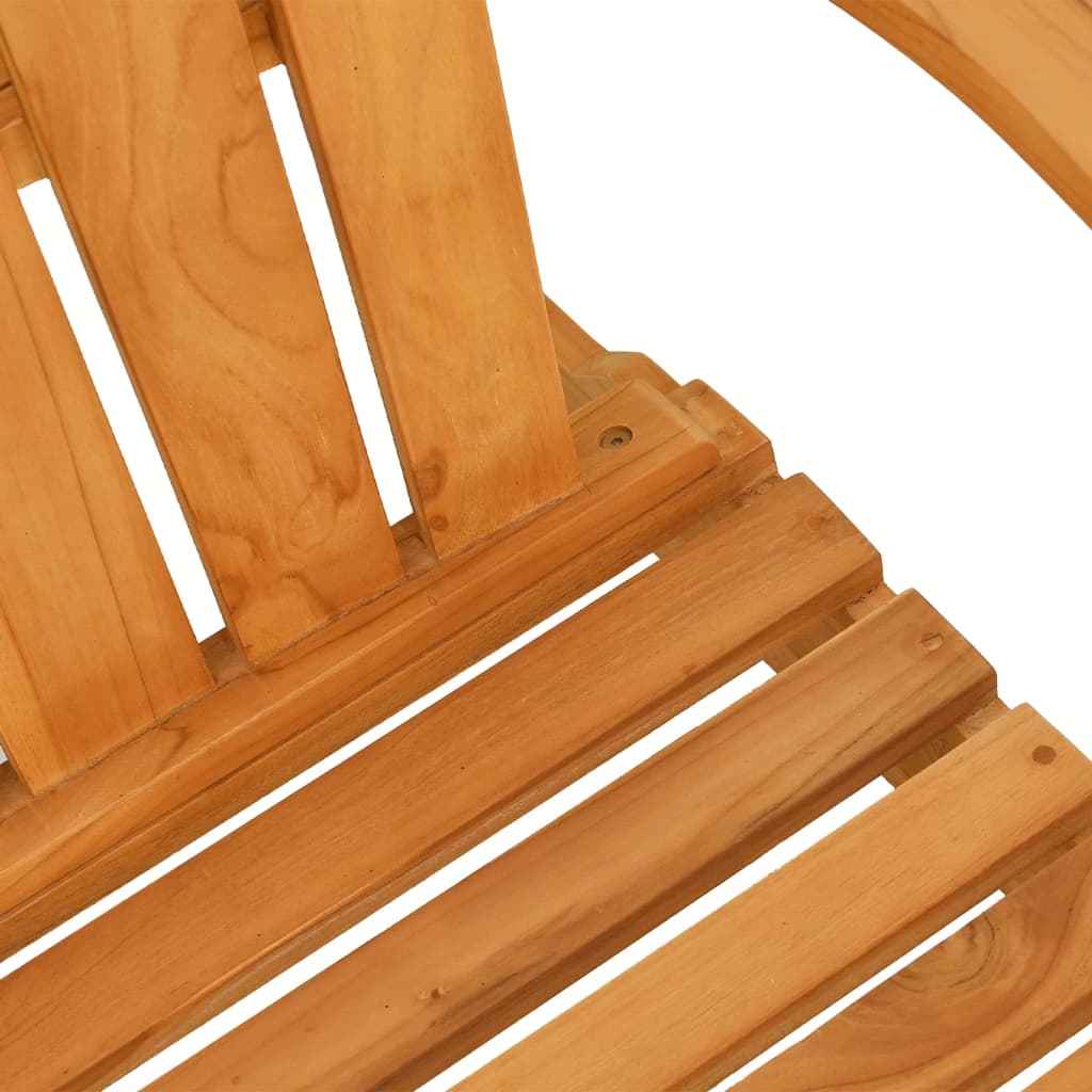 vidaXL Cadeira de jardim Adirondack 77x78x95 cm madeira de teca maciça