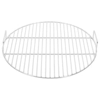 vidaXL Grelha p/ churrasco redonda c/ pegas Ø44,5cm aço inoxidável 304
