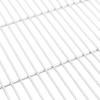 vidaXL Grelha p/ churrasco redonda c/ pegas Ø44,5cm aço inoxidável 304