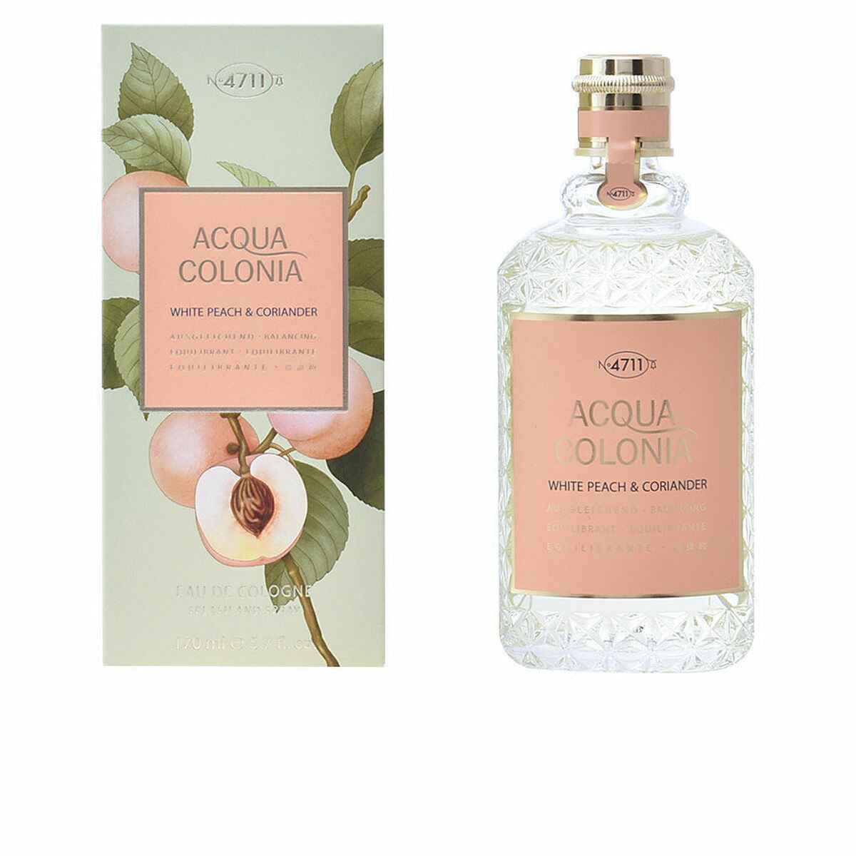 Perfume Unissexo 4711 ACQUA COLONIA WHITE PEACH & CORIANDER EDC 170 ml