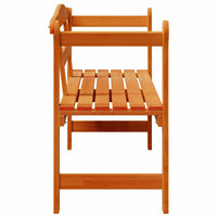 vidaXL Banco de exterior com armazenamento Castanho 119 x 44 x 76 cm