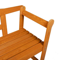 vidaXL Banco de exterior com armazenamento Castanho 119 x 44 x 76 cm