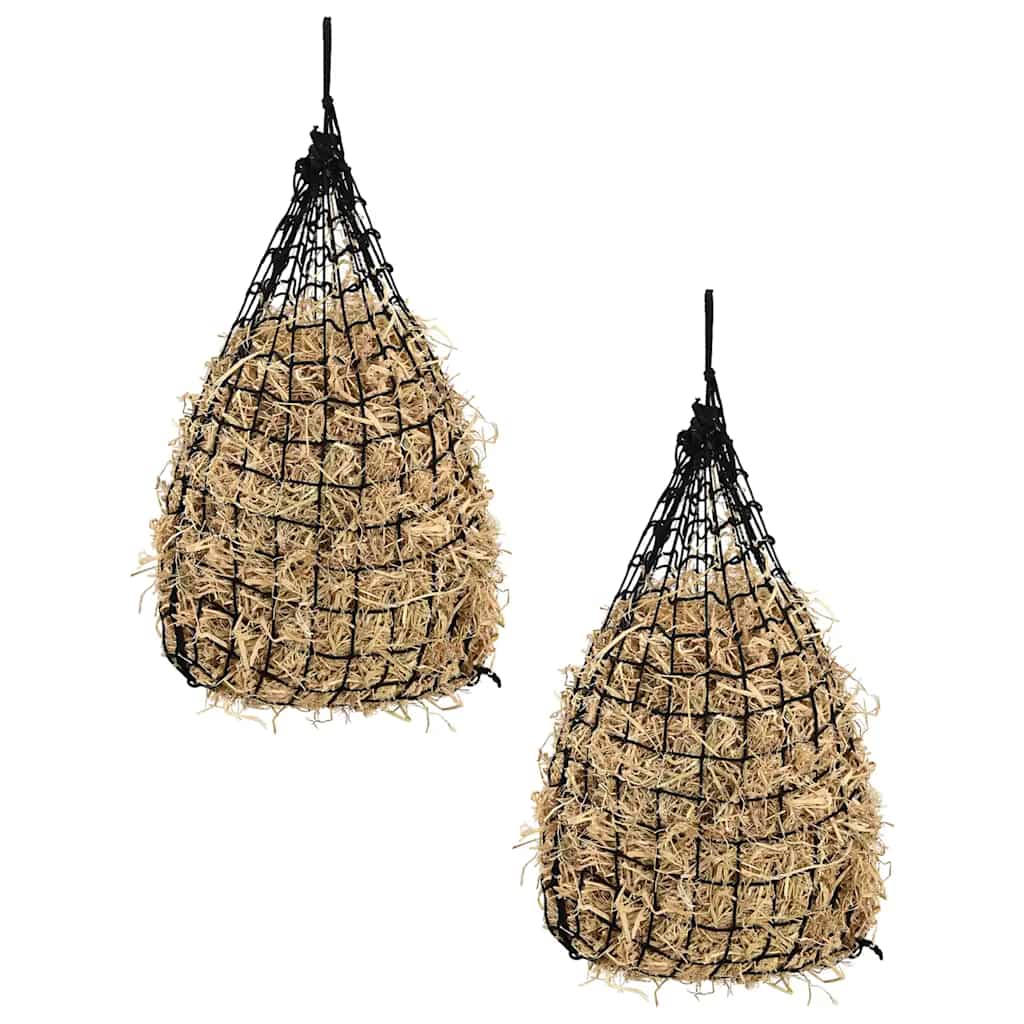 vidaXL Redes para feno retangular PP 2 pcs 0,9x1 m