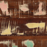 vidaXL Mesa de centro multicor 90x50x36 cm madeira maciça recuperada