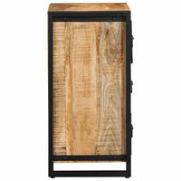 vidaXL Armário de gaveta 50x35x70 cm manga de madeira áspera maciça