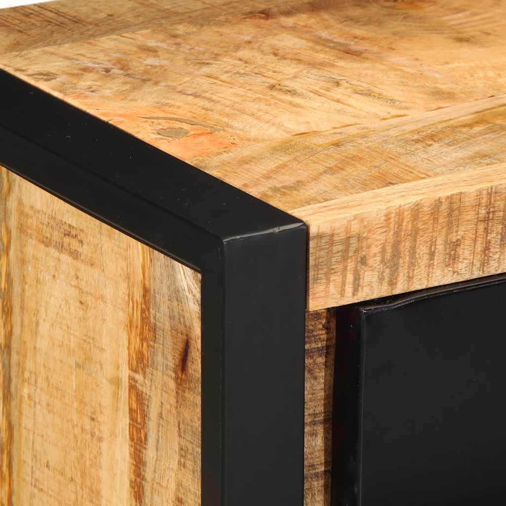 vidaXL Armário de gaveta 50x35x70 cm manga de madeira áspera maciça