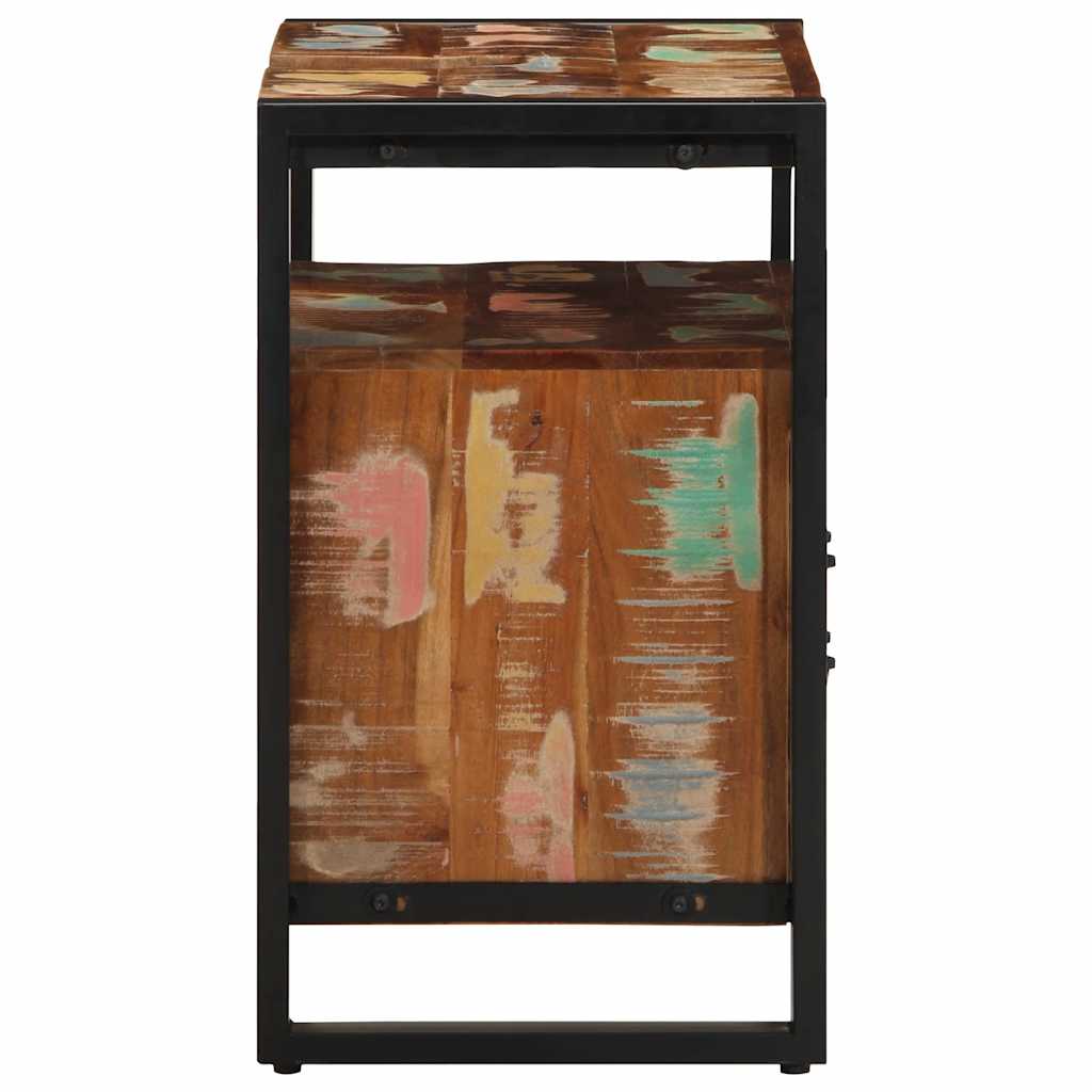 vidaXL Armário pia do banheiro 55x35x60 cm madeira maciça recuperada