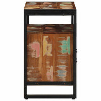 vidaXL Armário pia do banheiro 55x35x60 cm madeira maciça recuperada