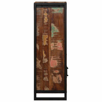 vidaXL Armário de casa de banho 40x30x90 cm madeira recuperada maciça