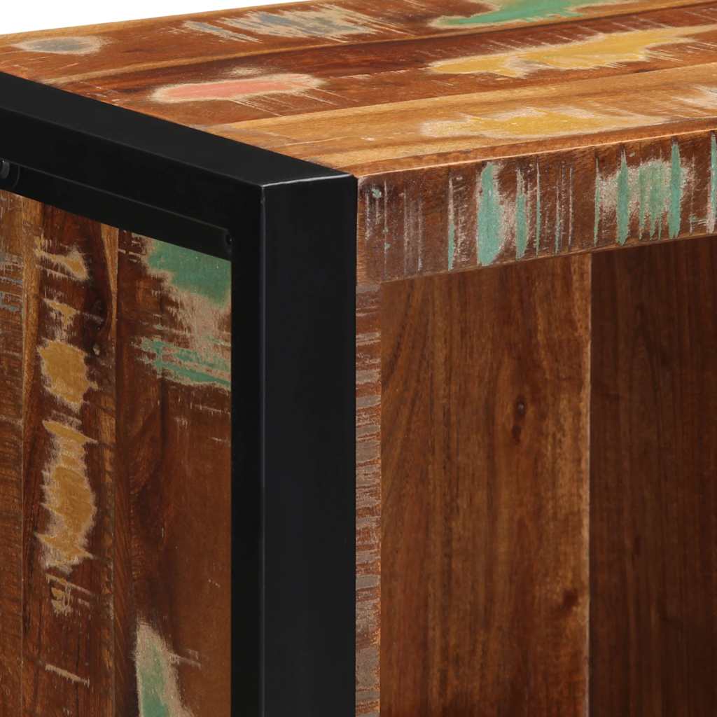 vidaXL Armário de casa de banho 40x30x90 cm madeira recuperada maciça