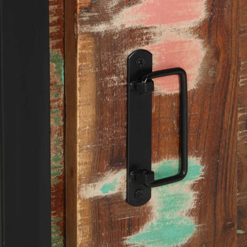 vidaXL Armário de casa de banho 40x30x90 cm madeira recuperada maciça