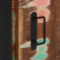 vidaXL Armário de casa de banho 40x30x90 cm madeira recuperada maciça