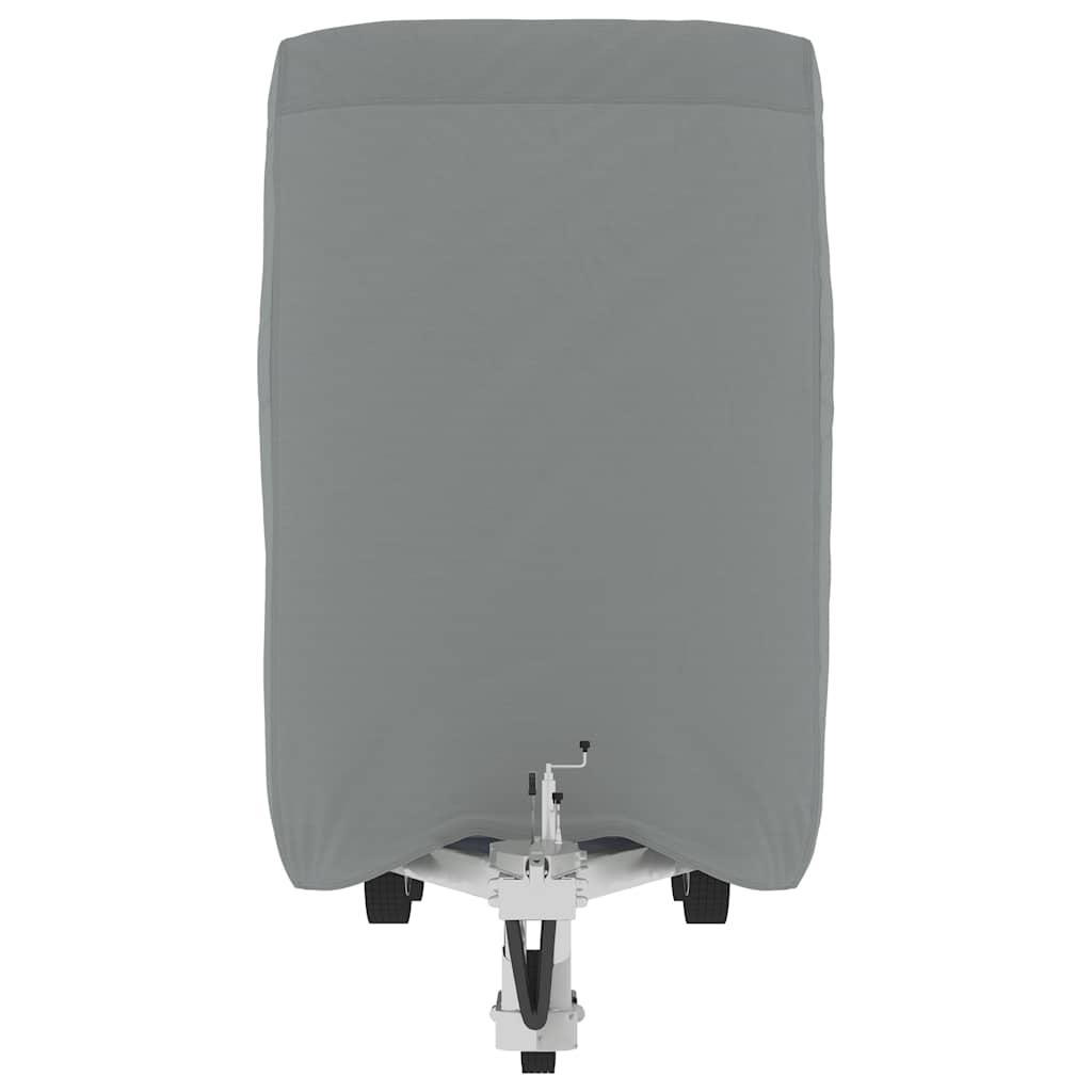 vidaXL Capa atrelado cavalo 334x148x230 cm tecido não tecido cinzento