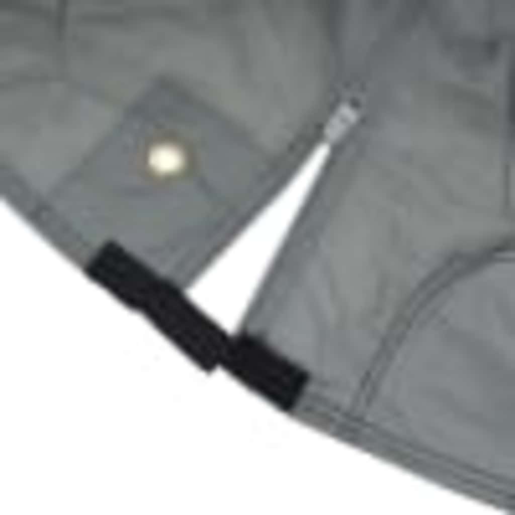 vidaXL Capa atrelado cavalo 334x148x230 cm tecido não tecido cinzento