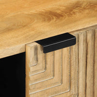 vidaXL Móvel de TV castanho 105x33x46 cm madeira de mangueira maciça