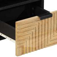 vidaXL Móvel de TV 70x33x46 cm madeira de mangueira maciça castanho