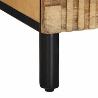vidaXL Móvel de TV 70x33x46 cm madeira de mangueira maciça castanho