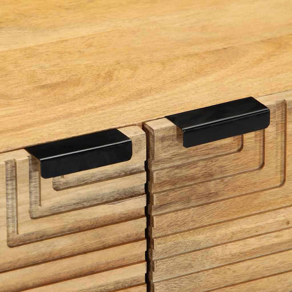 vidaXL Mesa de centro castanho 80x50x40 cm madeira de mangueira maciça