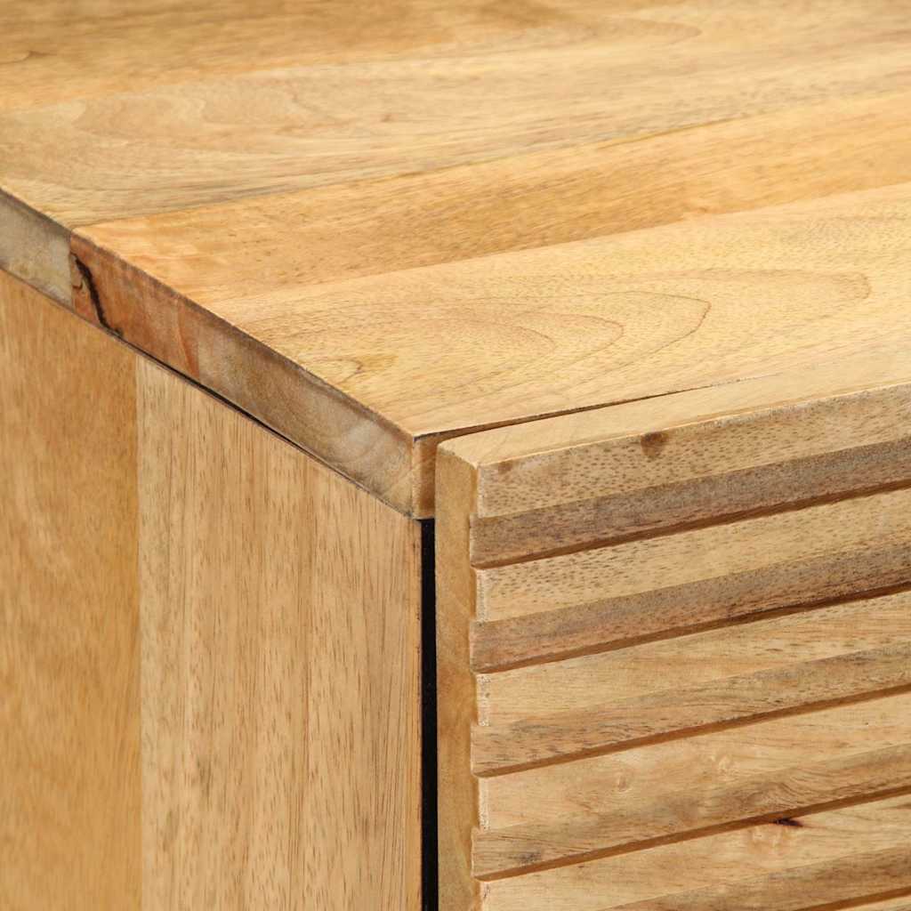 vidaXL Mesa de cabeceira 50x33x60 cm madeira de mangueira maciça
